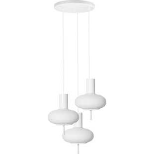 Lampa Wisząca Szklana Torni III Biała | Ummo - Kup Teraz!