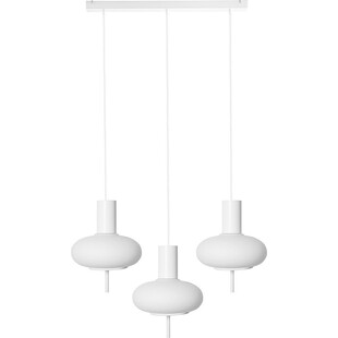 Lampa Wisząca Potrójna Biała Torni III | Ummo
