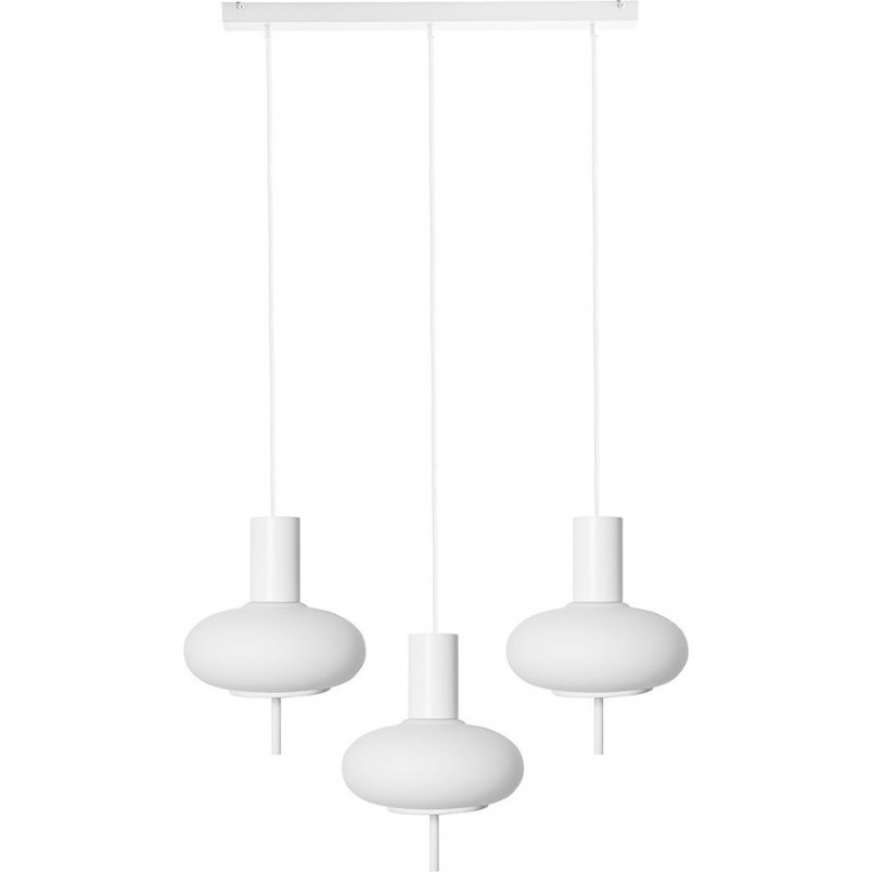 Lampa Wisząca Potrójna Biała Torni III | Ummo