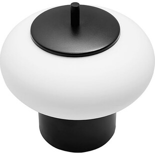 Plafon szklany Torni B | Designerski, biało-czarny | Ummo