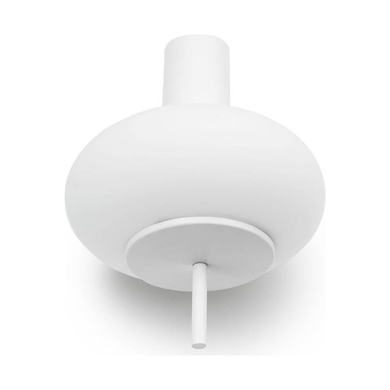 Lampa wisząca szklana Torni | Biała, E27 | Sklep Ummo