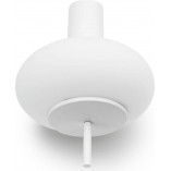 Lampa wisząca szklana Torni | Biała, E27 | Sklep Ummo