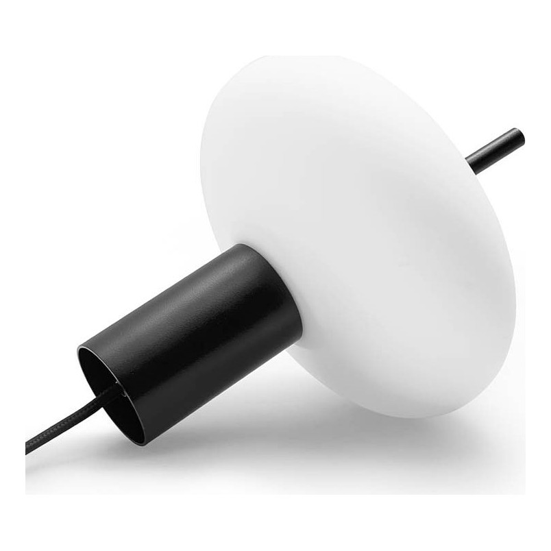 Lampa Wisząca Szklana Torni | Biało-Czarna Ummo | Kup Teraz