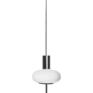 Lampa Wisząca Szklana Torni | Biało-Czarna Ummo | Kup Teraz
