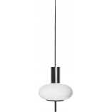 Lampa Wisząca Szklana Torni | Biało-Czarna Ummo | Kup Teraz