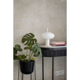 Lampa stołowa szklana Torni biała Ummo | Eleganckie oświetlenie