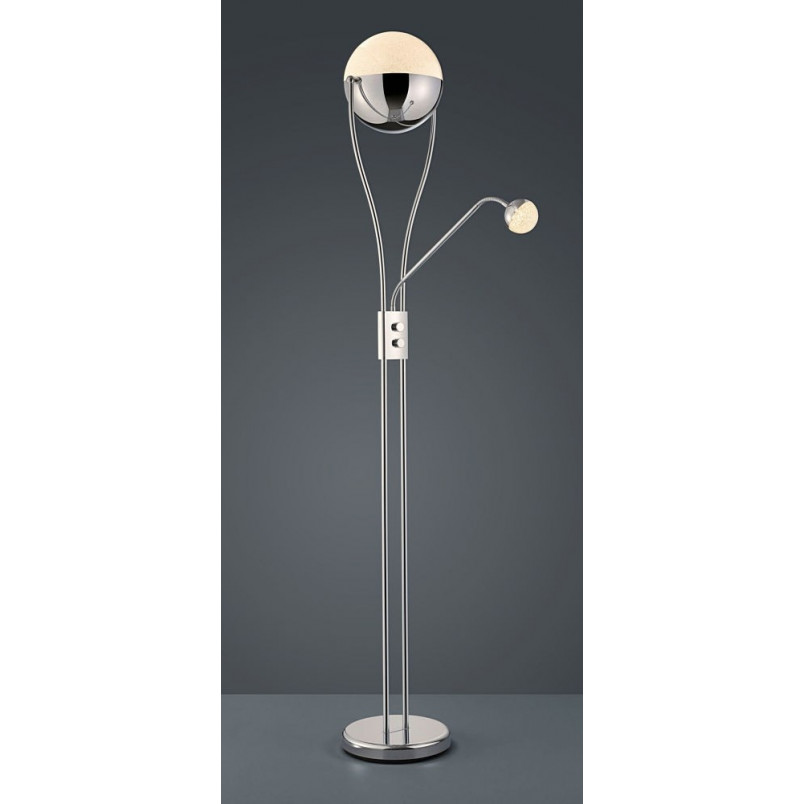 Lampa podłogowa Chris chrom Trio - Nowoczesny design i funkcja