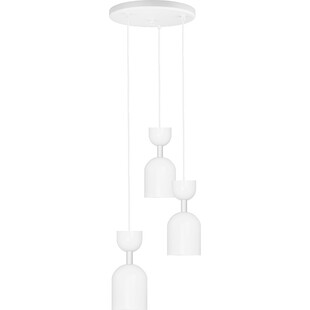 Lampa wisząca Supuru III - biała, 3 punkty | Ummo