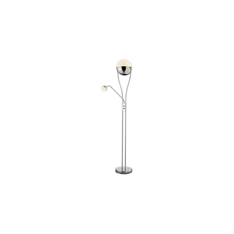 Lampa podłogowa Chris chrom Trio - Nowoczesny design i funkcja