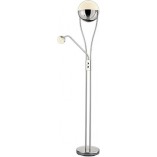 Lampa podłogowa Chris chrom Trio - Nowoczesny design i funkcja