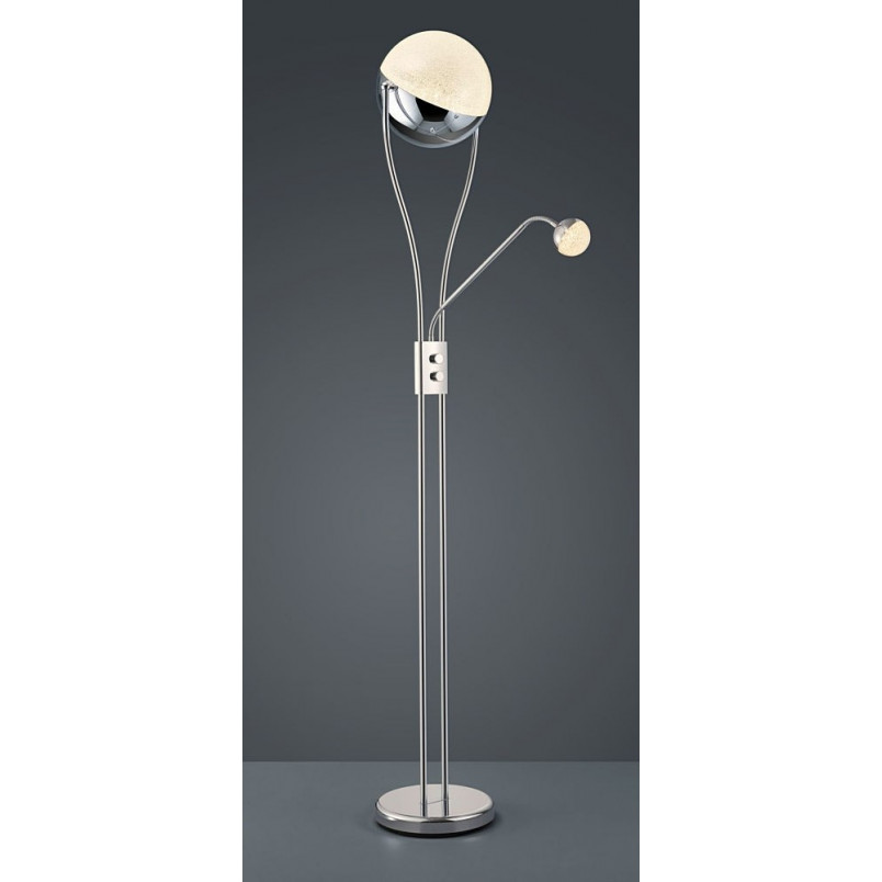 Lampa podłogowa Chris chrom Trio - Nowoczesny design i funkcja