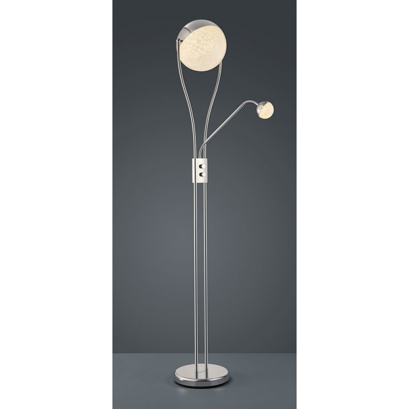 Lampa podłogowa Chris chrom Trio - Nowoczesny design i funkcja
