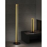 Lampa podłogowa Texel czarna Trio | Nowoczesne oświetlenie