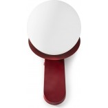 Kinkiet szklany Kuul 15cm biało-burgundowy Ummo | Sklep z Lampami