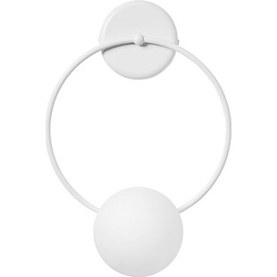 Kinkiet szklany Fuppu B biały Ummo | Design i elegancja