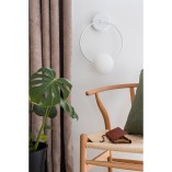 Kinkiet szklany Fuppu B biały Ummo | Design i elegancja