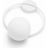 Kinkiet szklany Fuppu B biały Ummo | Design i elegancja