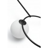 Lampa wisząca Fuppu A: Designerskie kule biało-czarne | Ummo
