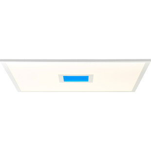Plafon nowoczesny z pilotem sterowania Odella LED 59,5cm biały Brilliant