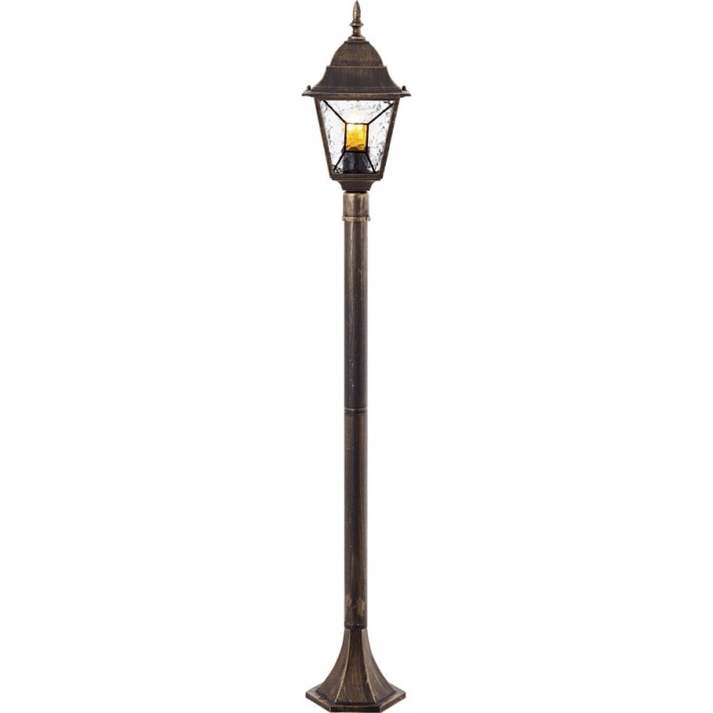 Słupek ogrodowy retro Janel 120cm czarno-złoty Brilliant | Oświetlenie