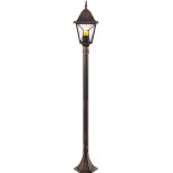Słupek ogrodowy retro Janel 120cm czarno-złoty Brilliant | Oświetlenie