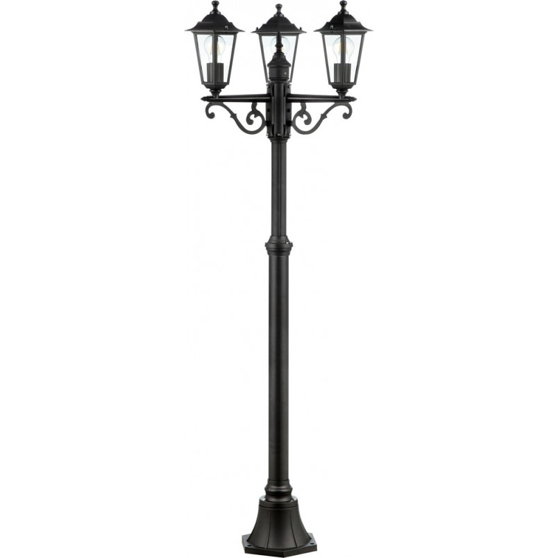 Słupek ogrodowy retro Carleen 200cm czarny Brilliant - Oświetlenie