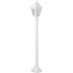Słupek Ogrodowy Retro Nissie 100cm Biały - Brilliant | Oświetlenie