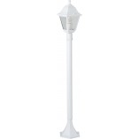 Słupek Ogrodowy Retro Nissie 100cm Biały - Brilliant | Oświetlenie