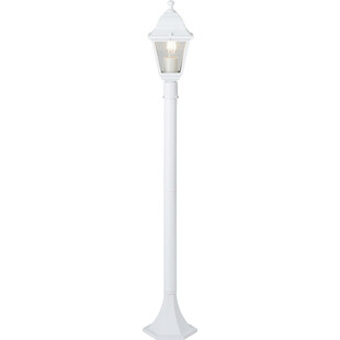 Słupek Ogrodowy Retro Nissie 100cm Biały - Brilliant | Oświetlenie