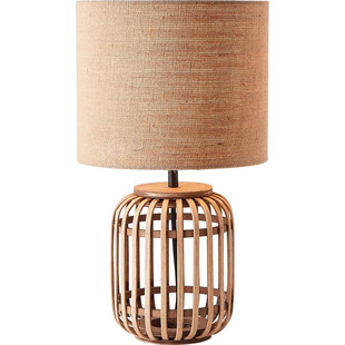 Lampa stołowa boho Woodrow | Bambus Brilliant - Stylowe oświetlenie