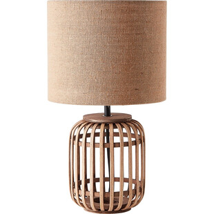 Lampa stołowa boho Woodrow | Bambus Brilliant - Stylowe oświetlenie