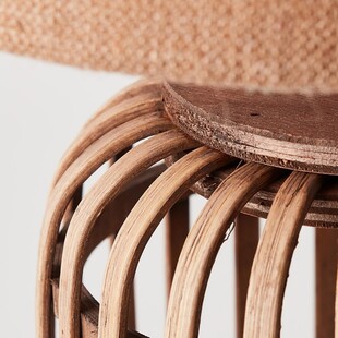Lampa stołowa boho Woodrow | Bambus Brilliant - Stylowe oświetlenie