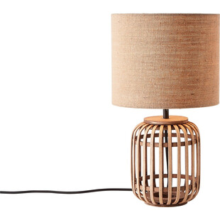 Lampa stołowa boho Woodrow | Bambus Brilliant - Stylowe oświetlenie