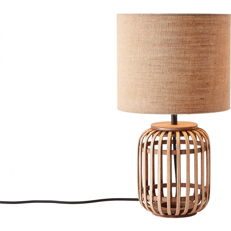 Lampa stołowa boho Woodrow | Bambus Brilliant - Stylowe oświetlenie