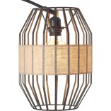 Lampa podłogowa Slope czarna - Elegancki design | Brilliant