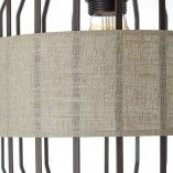 Lampa podłogowa Slope czarna - Elegancki design | Brilliant