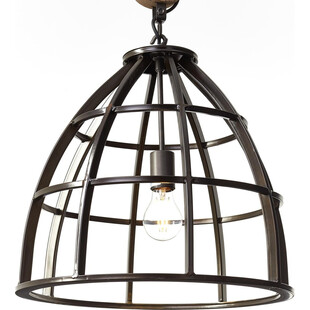 Lampa wisząca industrialna Matrix II | Czarna, 47cm | Brilliant