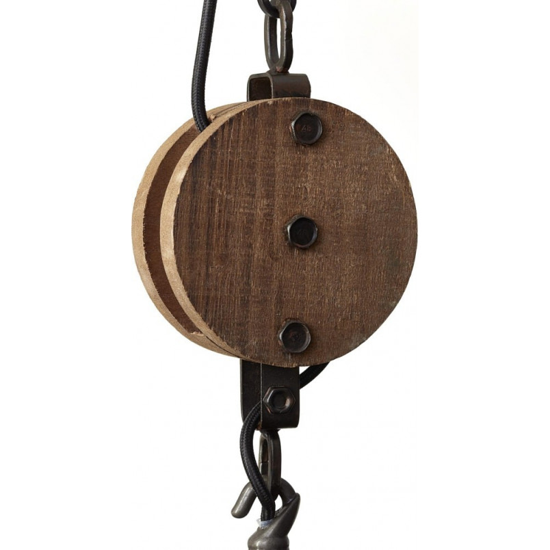 Lampa wisząca industrialna Matrix II | Czarna, 47cm | Brilliant