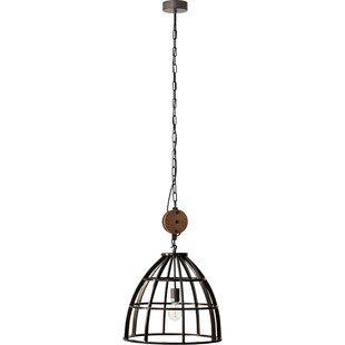 Lampa wisząca industrialna Matrix II | Czarna, 47cm | Brilliant