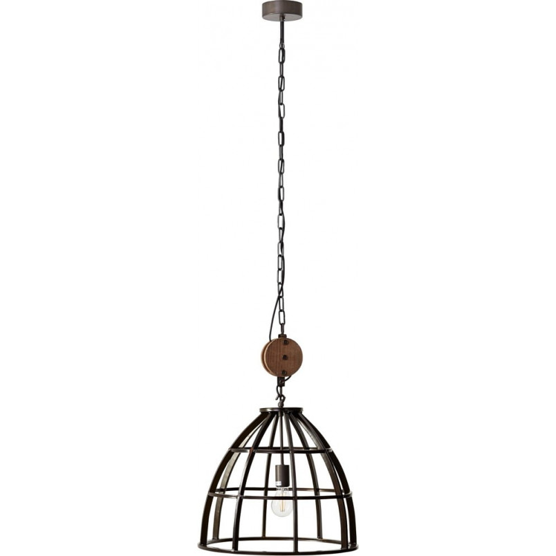 Lampa wisząca industrialna Matrix II | Czarna, 47cm | Brilliant