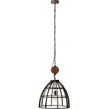 Lampa wisząca industrialna Matrix II | Czarna, 47cm | Brilliant