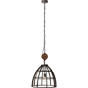 Lampa wisząca industrialna Matrix II | Czarna, 47cm | Brilliant