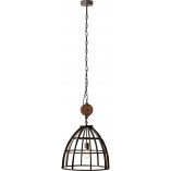 Lampa wisząca industrialna Matrix II | Czarna, 47cm | Brilliant