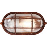Plafon Industrialny Bobbi Rdzawy | Lampy Brilliant