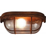 Plafon Industrialny Bobbi Rdzawy | Lampy Brilliant