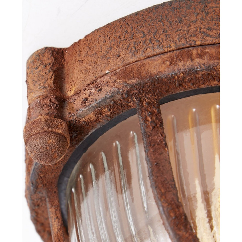Plafon Industrialny Bobbi Rdzawy | Lampy Brilliant