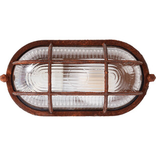 Plafon Industrialny Bobbi Rdzawy | Lampy Brilliant