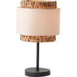 Lampa stołowa boho beżowa Brilliant - Stylowe oświetlenie