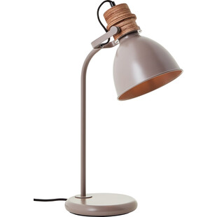 Lampa stołowa industrialna Erena szara Brilliant | Kup teraz!
