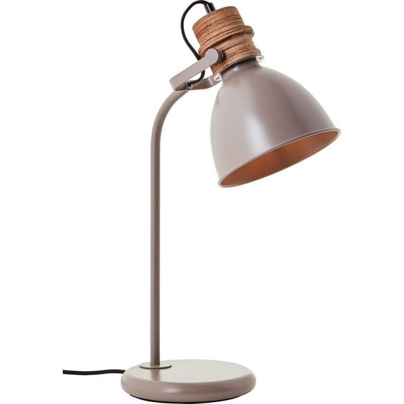 Lampa stołowa industrialna Erena szara Brilliant | Kup teraz!